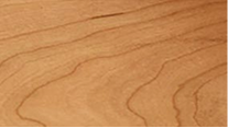 A close-up of cherry hardwood.