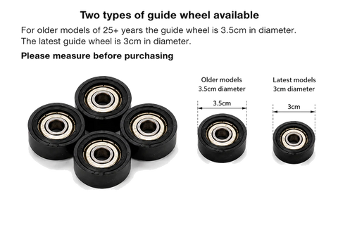 WaterRower Seat Guide Wheel Set (x4)