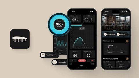 Connected performance tracking. Every stroke, tracked.
