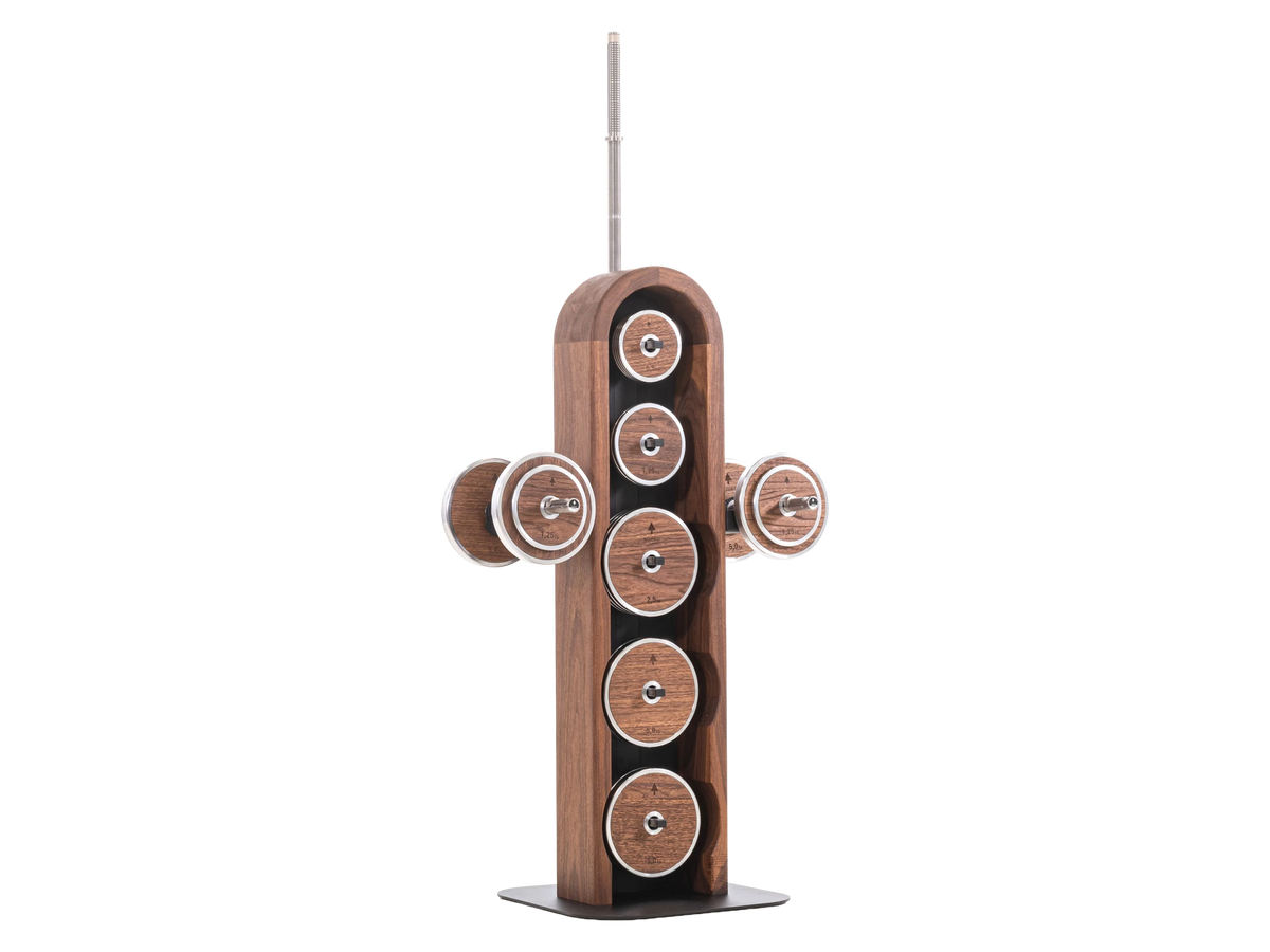 WeightPlate Tower Walnut