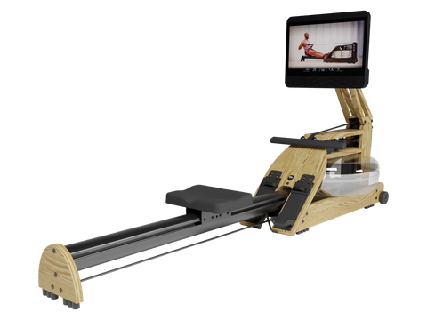 WaterRower Hybrid Oak#Performance Technology_CityRow Connect Touchscreen