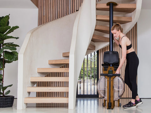 WaterRower Hybrid Walnut#Performance Technology_CR Bluetooth